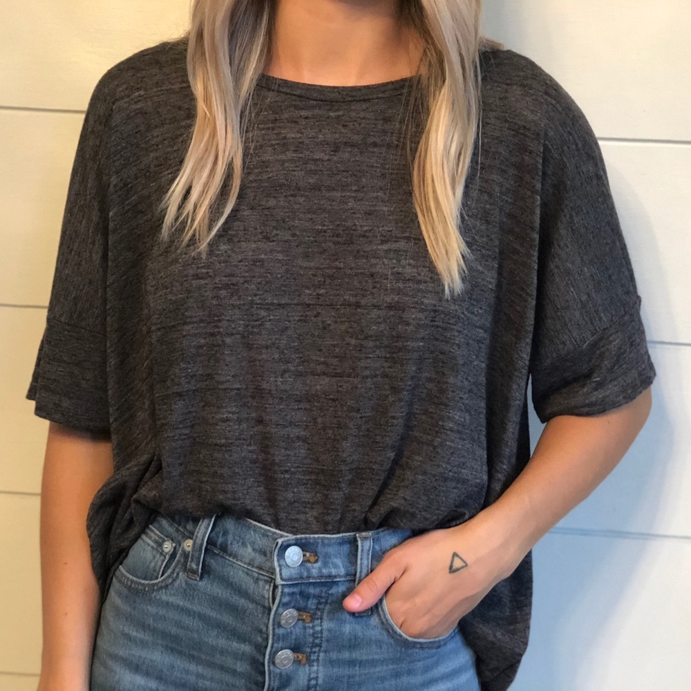 Gray Loose Tee